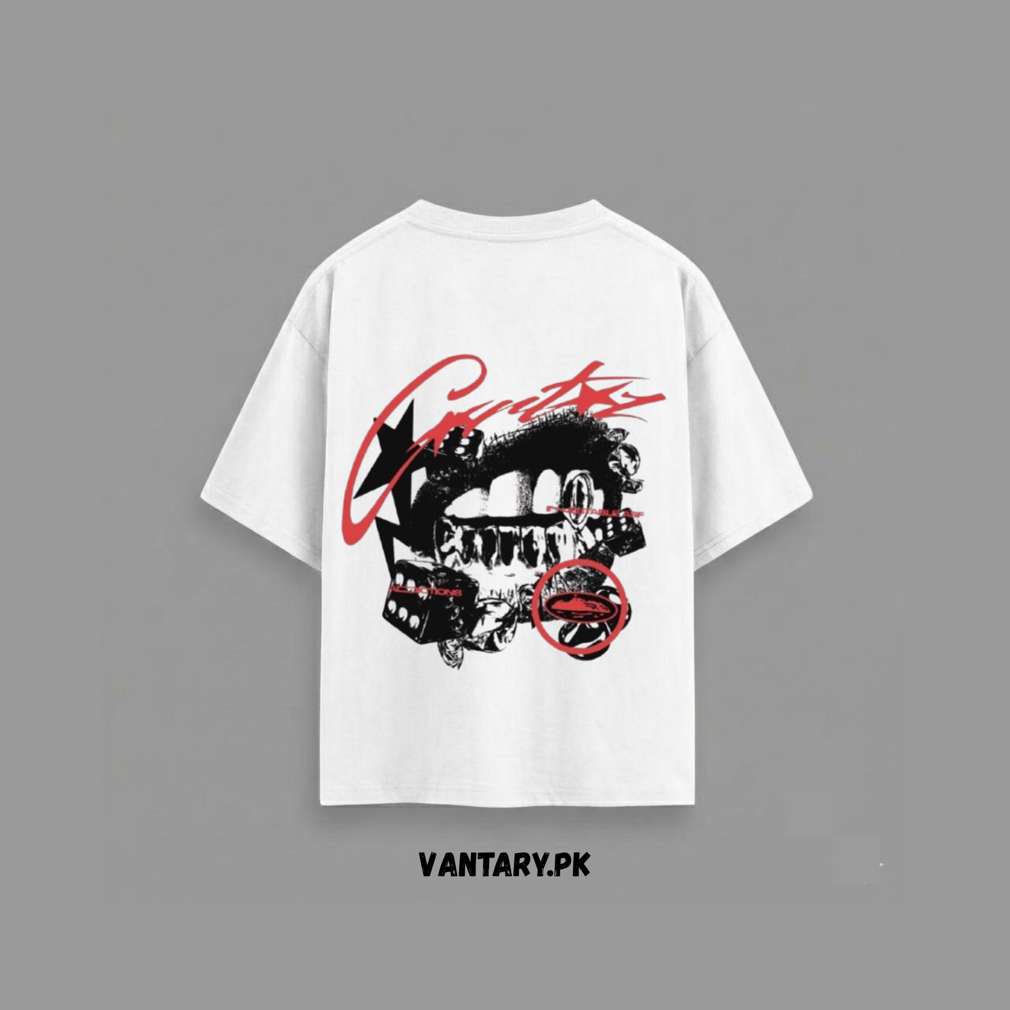 CRIMSON CHAOS Oversized TEE